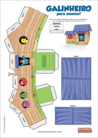 Paper toy - Galinheiro