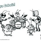 Desenho para colorir - As Naftalinas