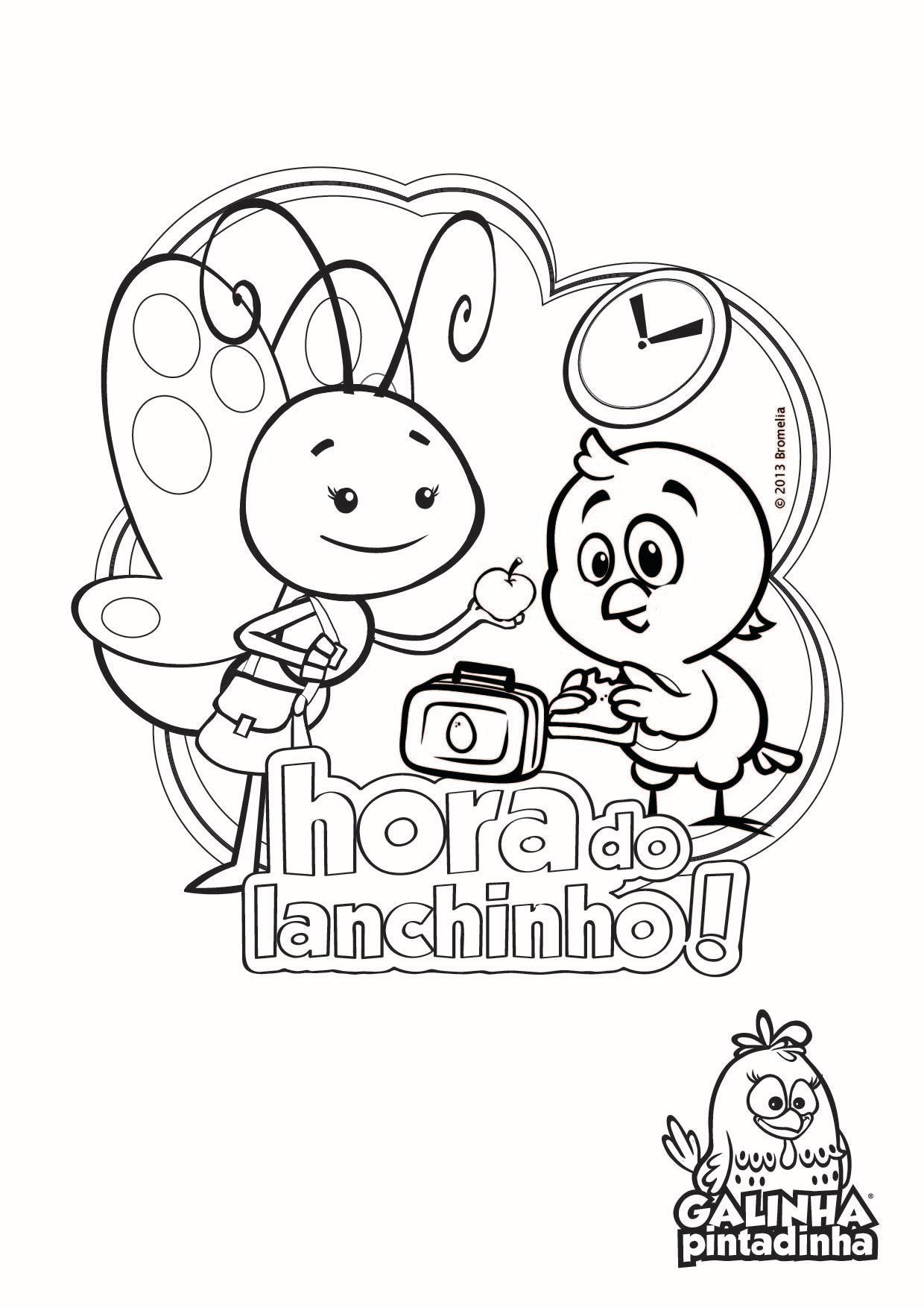 Desenhos para colorir - Site Oficial da Galinha Pintadinha