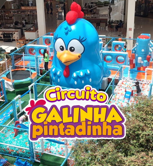 Parque com infláveis e muitas brincadeiras